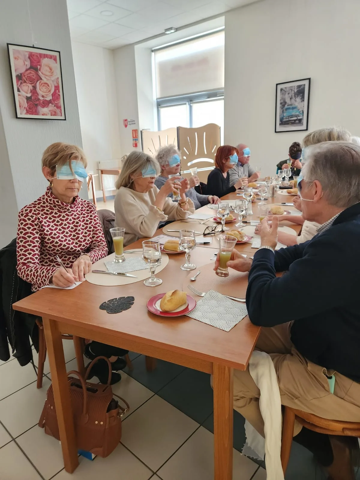 Dégustation à l'aveugle