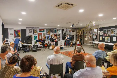 Concert dans une galerie